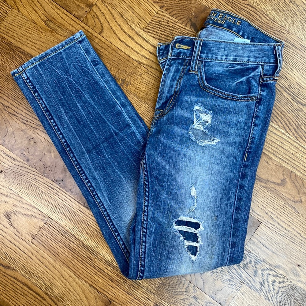 Mens American Eagle Skinny Jeans 28 X 30